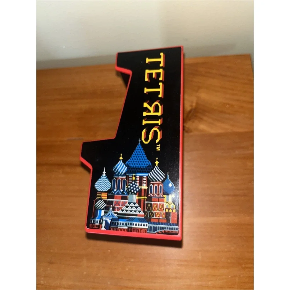 Tetris Mini Arcade Game Classics Electronic Handheld Retro Basic Fun TESTED